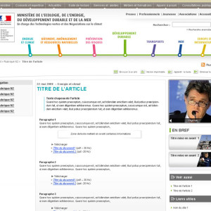 Ministere de l'ecologie